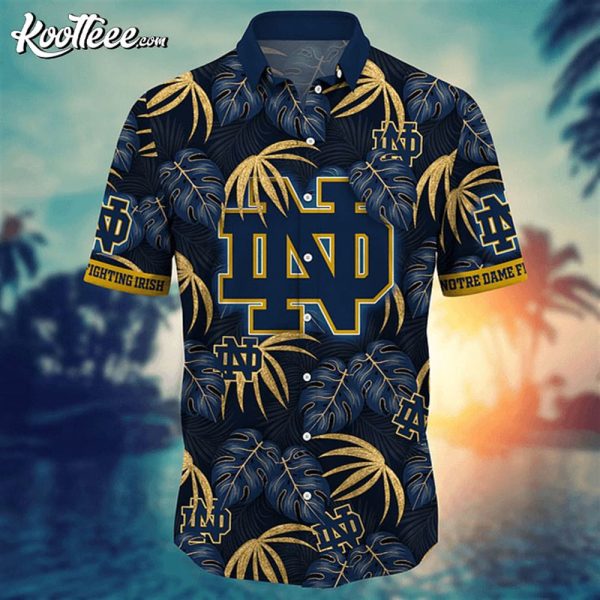 Notre Dame Fighting Irish NCAA Tropical Hawaiian Shirt