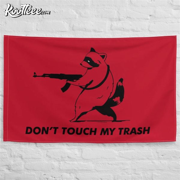 Trash Panda Don’t Touch My Trash AK47 Raccoon Flag