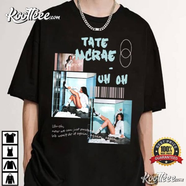 Tate McRae Uh Oh Fan Gift Retro 90s T-Shirt