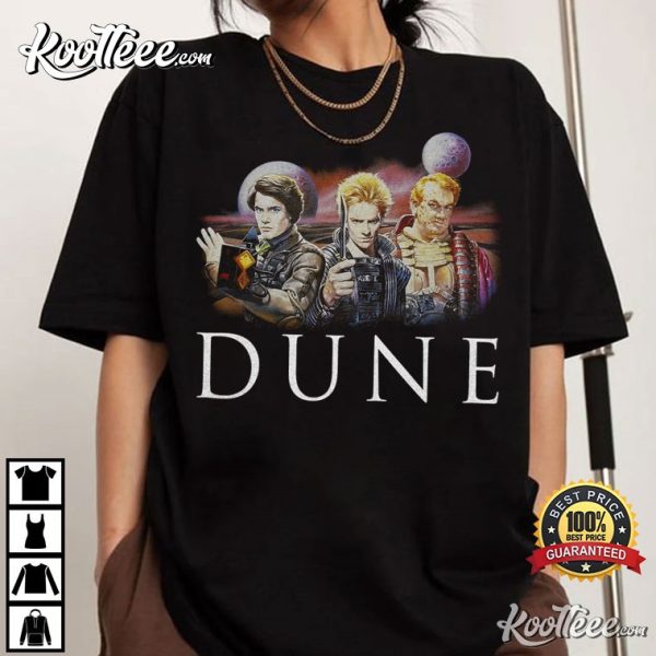 Dune 1984 Frank Herbert 80s Movie T-Shirt