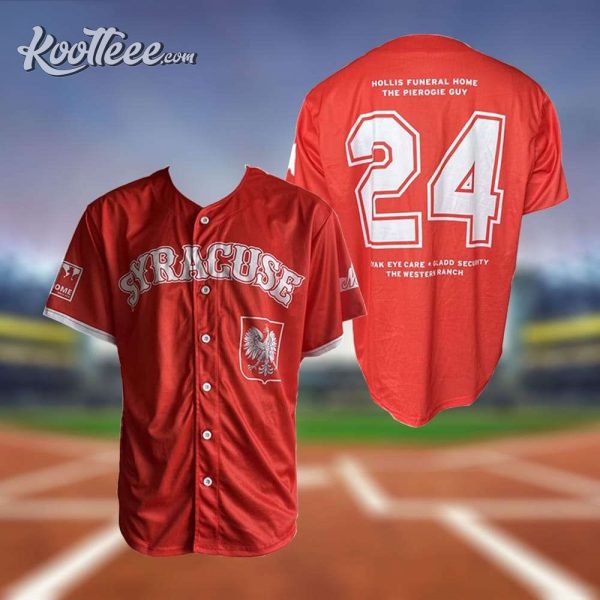 Syracuse Mets Polish Night 2024 Baseball Jersey