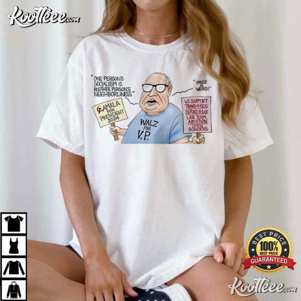 Tim Walz One Person’s Socialism Is Another Person’s Neighborliness T-Shirt