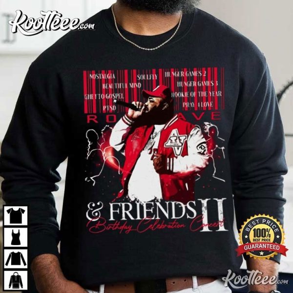 Retro Rod Wave And Friends Birthday Bash 2 T-Shirt