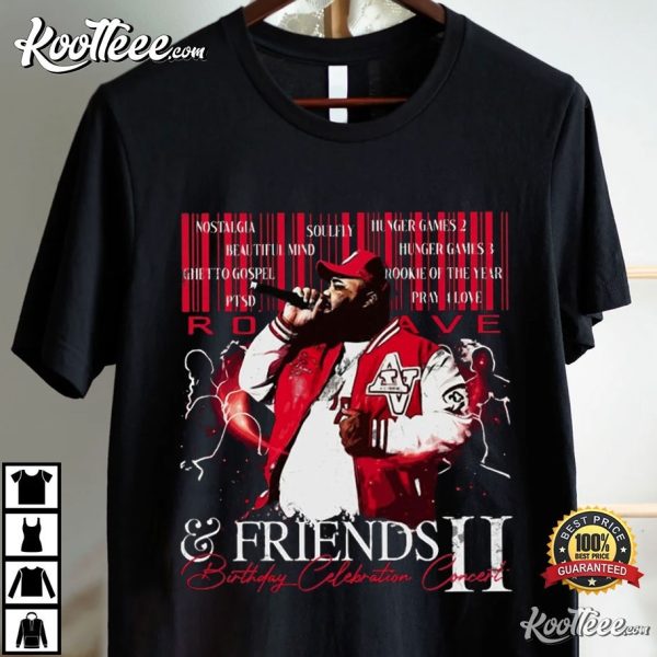 Retro Rod Wave And Friends Birthday Bash 2 T-Shirt