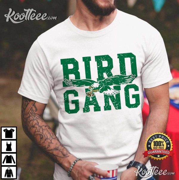 Bird Gang Philadelphia Eagles Football T-Shirt