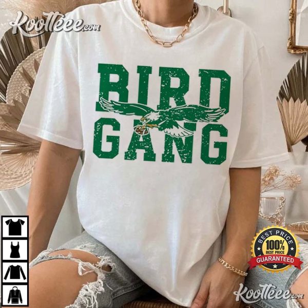 Bird Gang Philadelphia Eagles Football T-Shirt