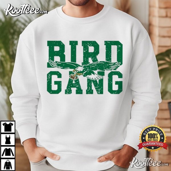 Bird Gang Philadelphia Eagles Football T-Shirt