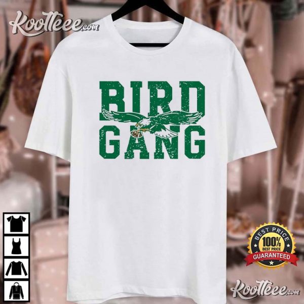 Bird Gang Philadelphia Eagles Football T-Shirt