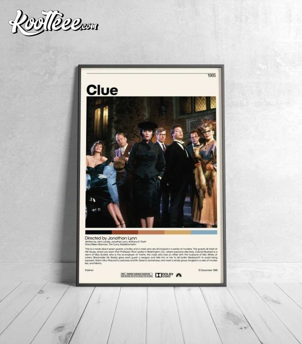 Clue Jonathan Lynn Movie Poster