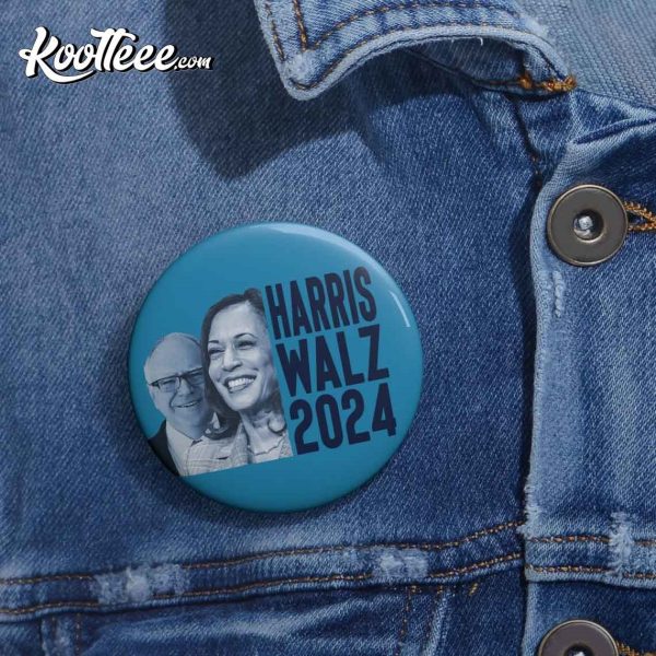 Harris Walz 2024 Kamala Harris Vote Pin Button