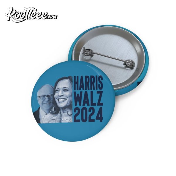 Harris Walz 2024 Kamala Harris Vote Pin Button