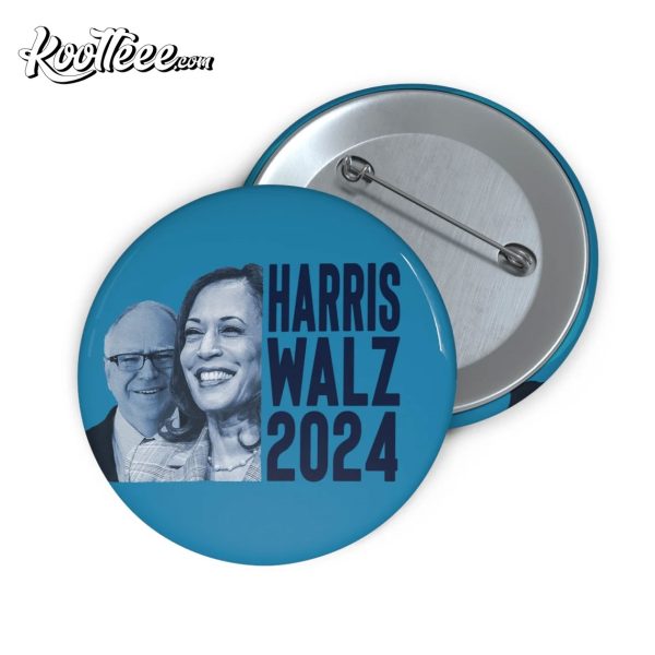 Harris Walz 2024 Kamala Harris Vote Pin Button