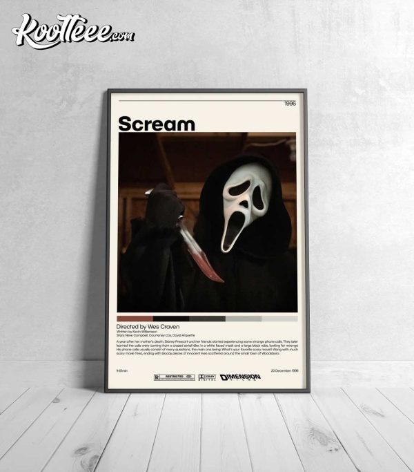 Scream Wes Craven Movie Poster