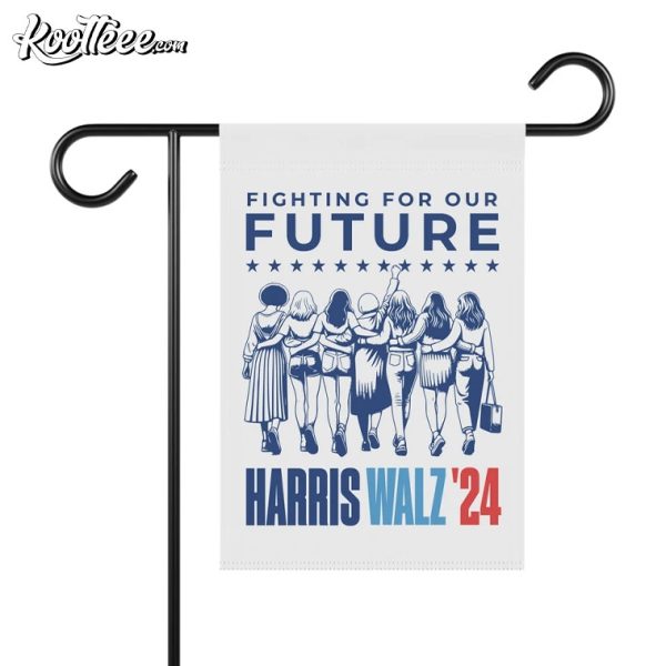 Harris Walz 2024 Democrat Election Feminist Flag