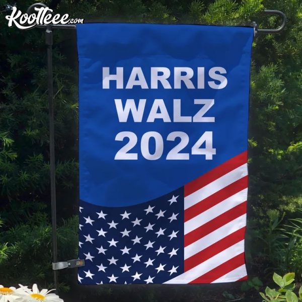 Harris Walz 2024 US Election Flag