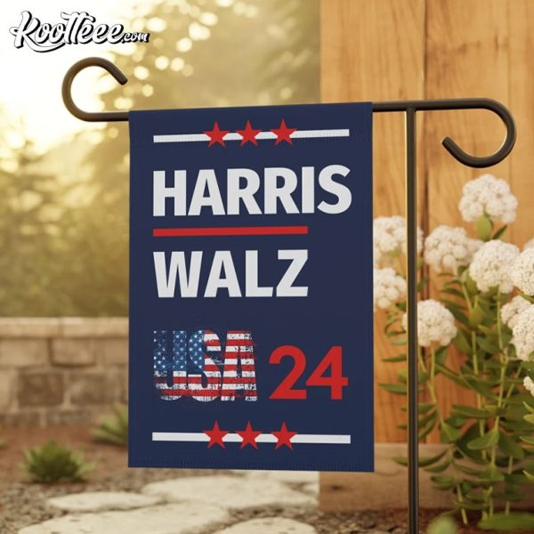 Harris Walz 2024 USA Democratic Presidential Election Flag