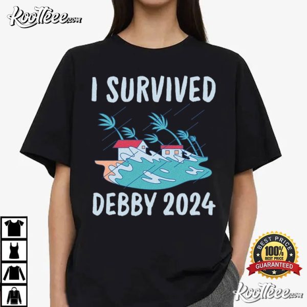 I Survived Hurricane Debby 2024 T-Shirt