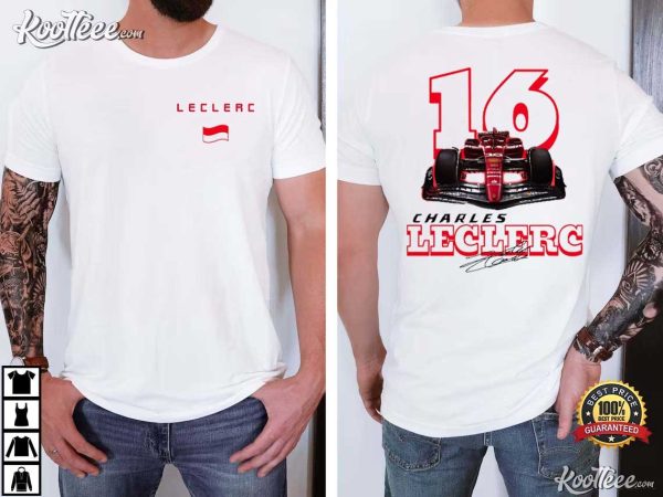 Charles Leclerc 16 Formula One F1 T-Shirt