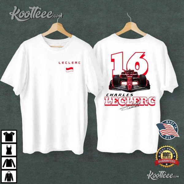 Charles Leclerc 16 Formula One F1 T-Shirt