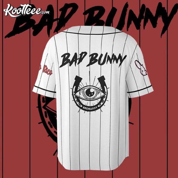 Bad Bunny Most Wanted Tour Gift For Fan Baseball Jersey