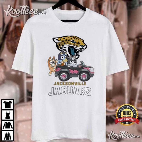 Jacksonville Jaguars NFL Bluey Bingo And Muffin T-Shirt