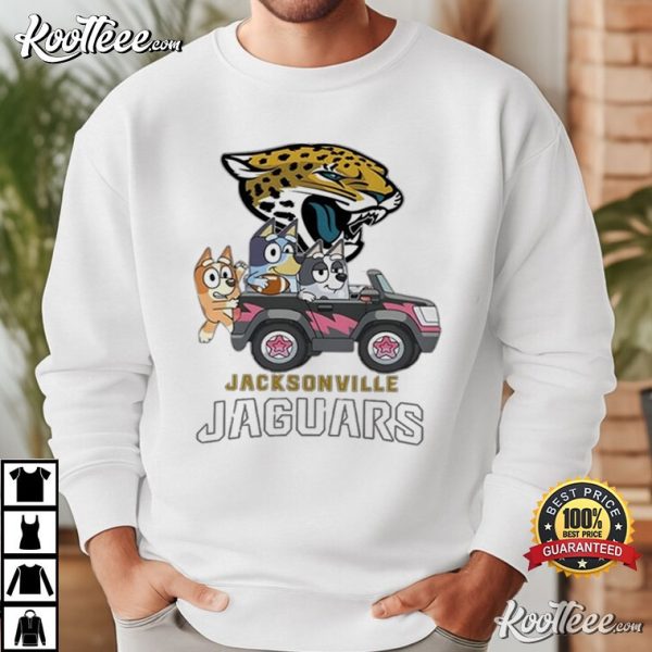 Jacksonville Jaguars NFL Bluey Bingo And Muffin T-Shirt