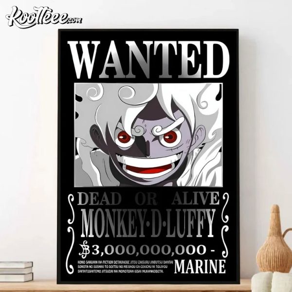 One Piece Monkey D Luffy Wanted Bounty Poster