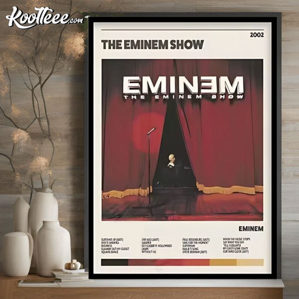 The Eminem Show 2002 Album Cover Music Poster