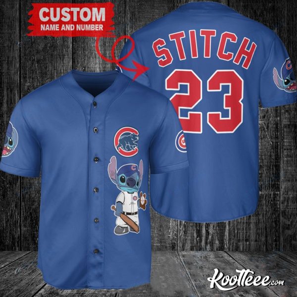 Chicago Cubs Stitch Custom Baseball Jersey