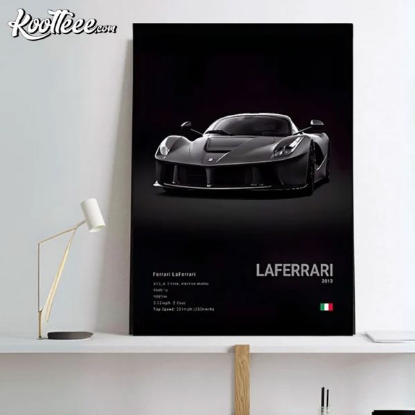 Ferrari LaFerrari Car Print Poster