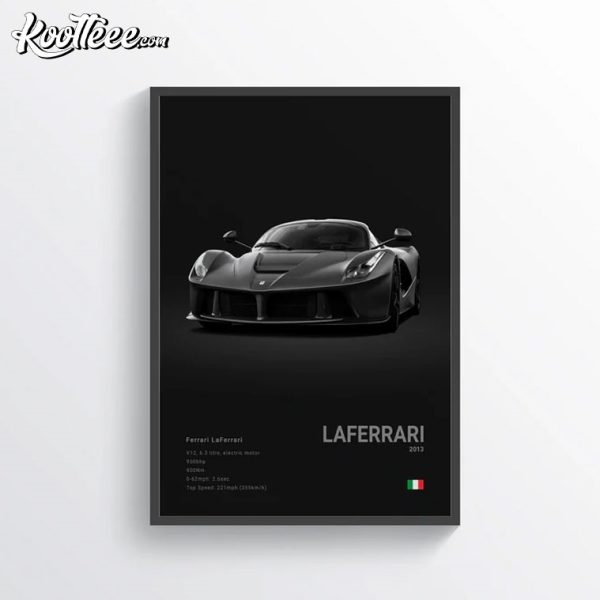 Ferrari LaFerrari Car Print Poster