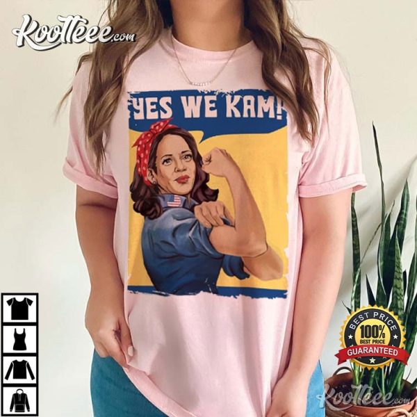 Yes We Kam Kamala Harris Madam President T-Shirt