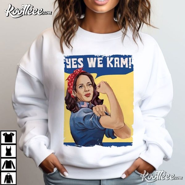 Yes We Kam Kamala Harris Madam President T-Shirt