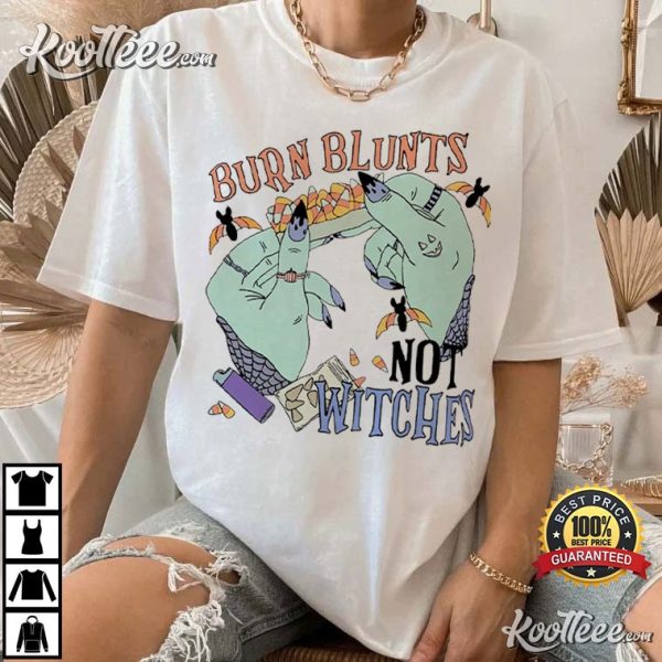 Salem Witches Burn Blunts Not Witches Halloween T-Shirt