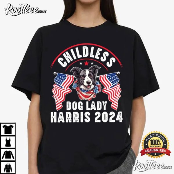 Kamala Harris Childless Dog Lady Election 2024 T-Shirt