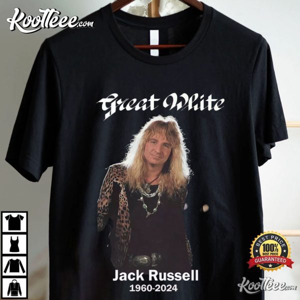 Great White Jack Russell 1960-2024 T-Shirt