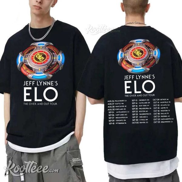 Jeff Lynne’s ELO The Over And Out Tour 2024 T-Shirt