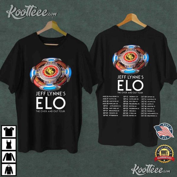 Jeff Lynne’s ELO The Over And Out Tour 2024 T-Shirt