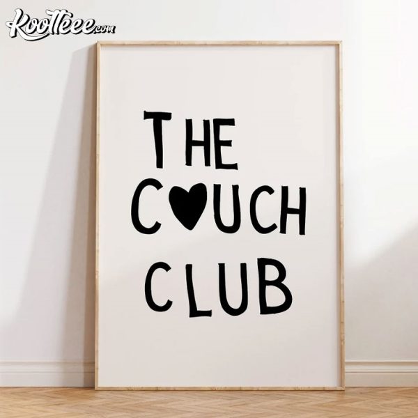 The Couch Club Print Minimalist Heart Poster