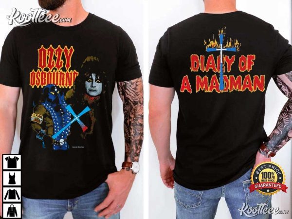 Ozzy Osbourne Diary Of A Madman Vintage 80s T-Shirt