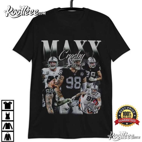 Maxx Crosby Las Vegas Football Vintage 90s T-Shirt