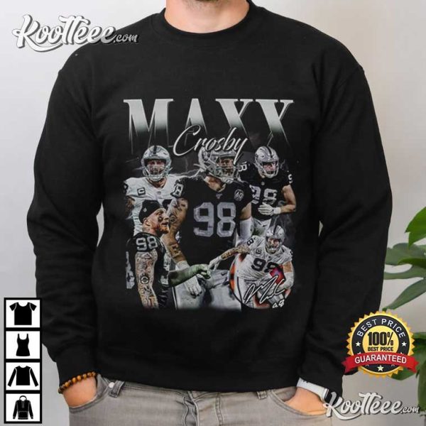 Maxx Crosby Las Vegas Football Vintage 90s T-Shirt