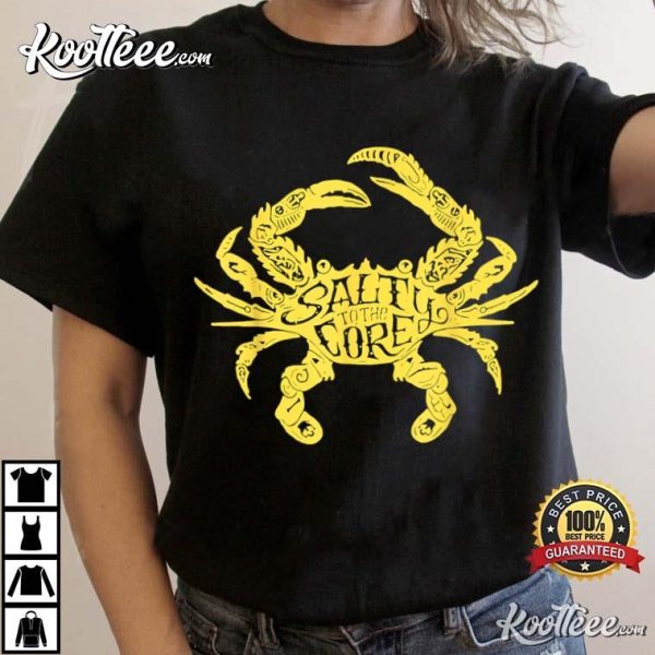 Salty To The Core Crab T-Shirt