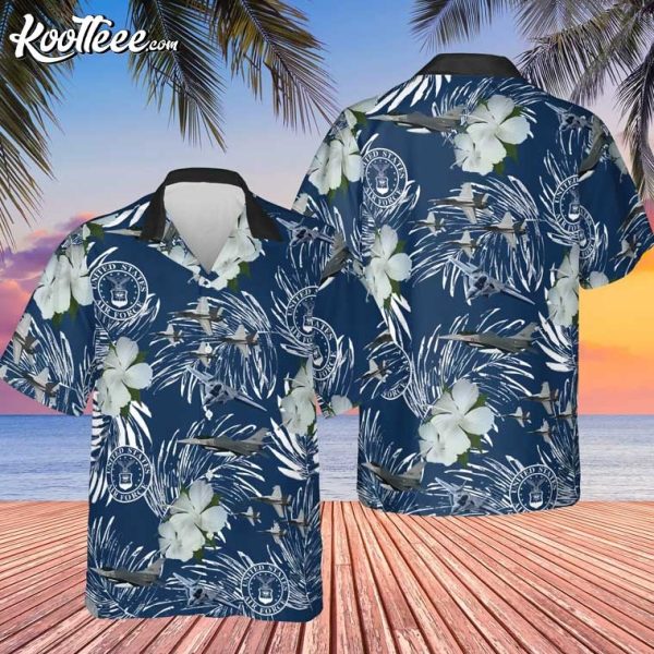 US Air Force Tropical Hawaiian Shirt