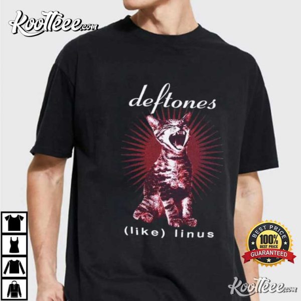 Deftones Cat Band T-Shirt