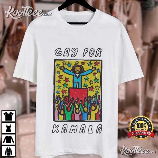 Gay For Kamala Harris T-Shirt