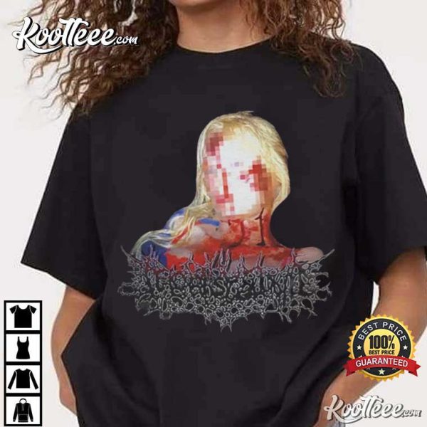 Destroy Lonely Pixel Lady Horror T-Shirt