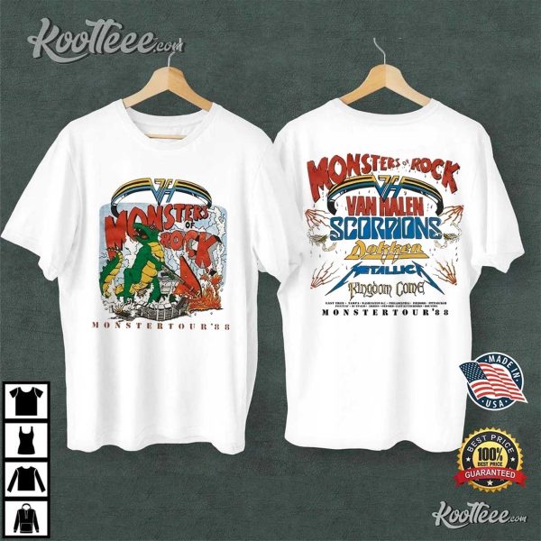 Monsters Of Rock Tour Vintage 80s T-Shirt