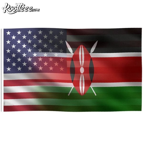 Kenyan American Hybrid Flag