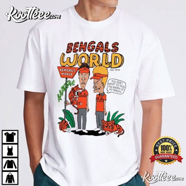 Cincinnati Bengals NFL X Beavis And Butt-head T-Shirt